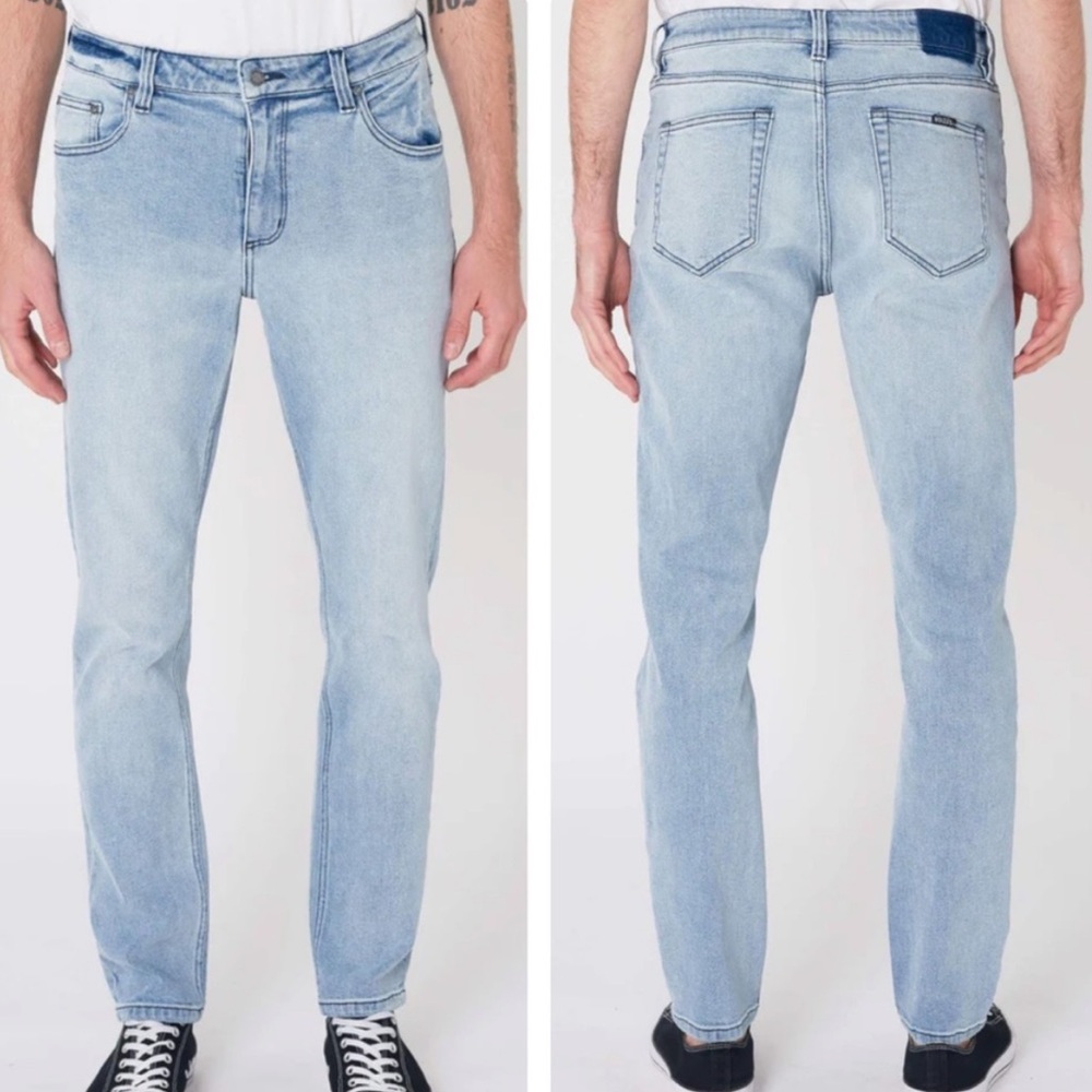 ROLLA’S NWT TIM SLIMS LIGHT WASH BLUE JEANS 32 X 32 MEN’S
